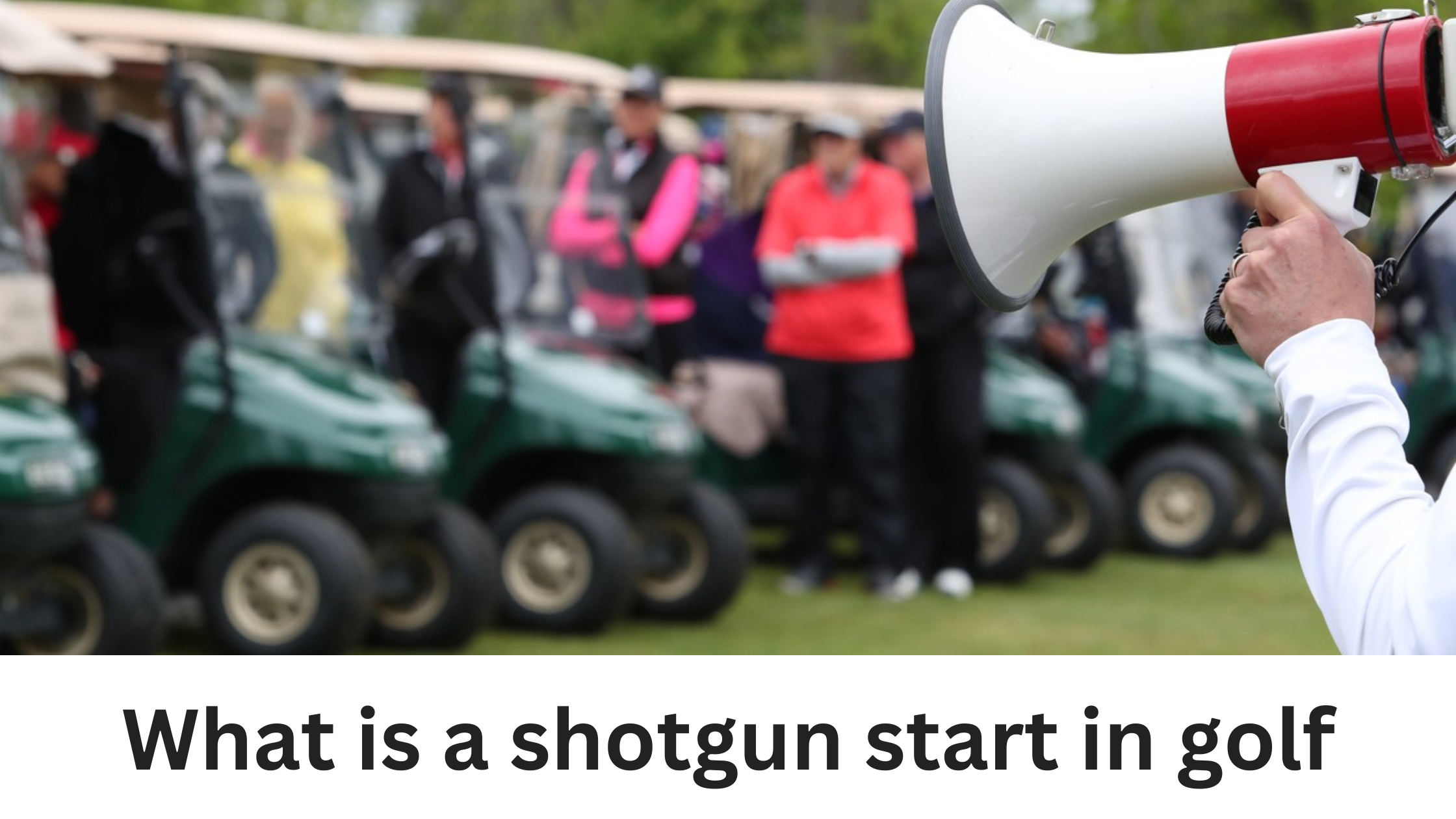 What is a shotgun start in golf? Golf’s Efficient Twist